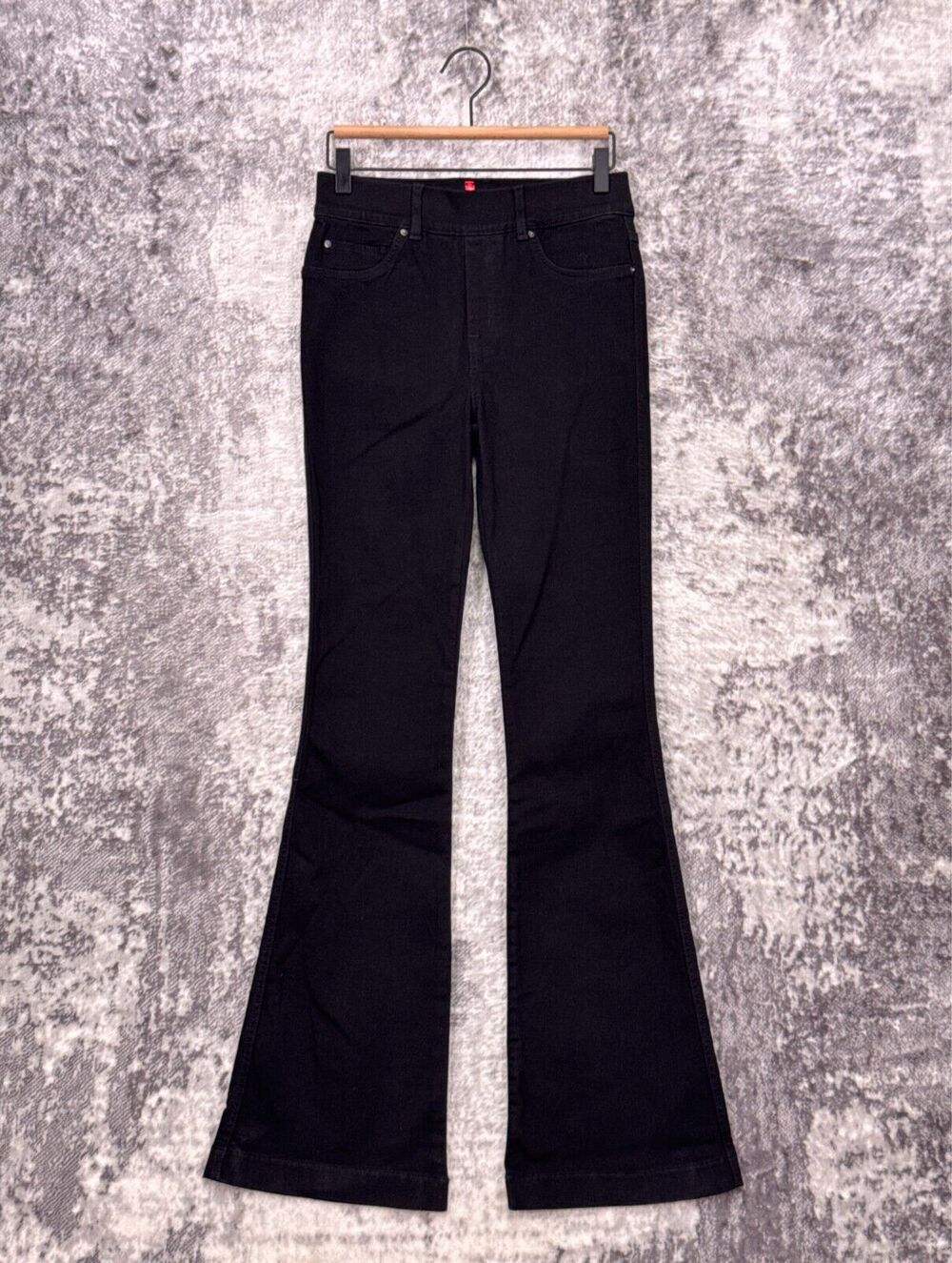 SPANX Black Flare Jeans Wide Leg